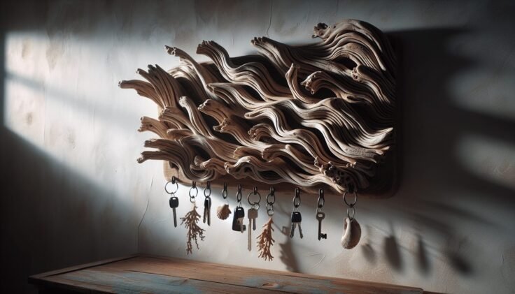 Driftwood Key Rack - Driftwood 4 Us